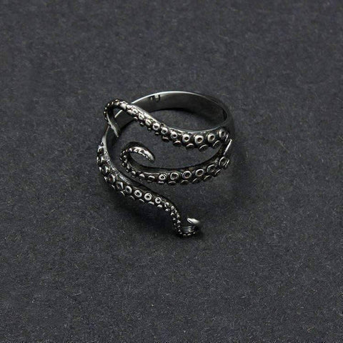 Image of Gothic Octopus Finger Ring