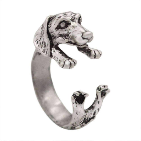 Realistic Dachshund Ring