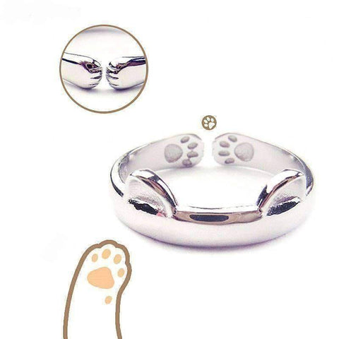 Image of Cat Paw Hug Ring