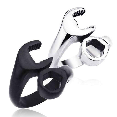 Image of Stainless Steel Titanium Wrench Ring