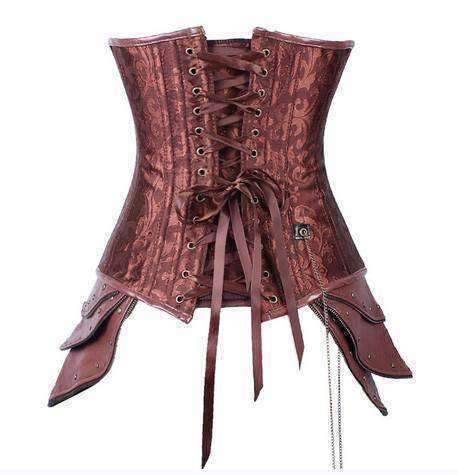 Image of Satin Steampunk Corset Top
