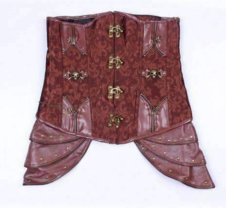 Image of Satin Steampunk Corset Top