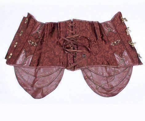 Image of Satin Steampunk Corset Top