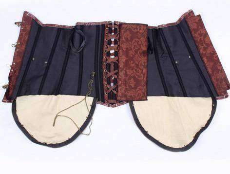Image of Satin Steampunk Corset Top