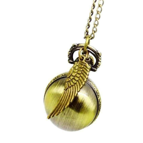 Image of Golden Snitch Pocket Watch - Inspired By Harry Potter