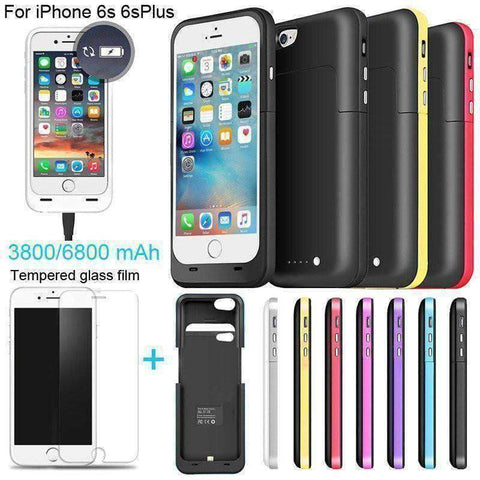 Image of Shockproof iPhone Battery Life Extender Case