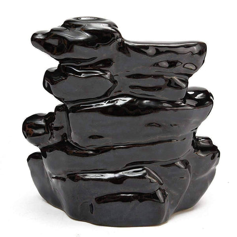 Image of Black Waterfall Incense Burner