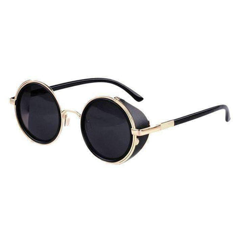 Image of Steampunk Round Cyber Goggles Sunglasses