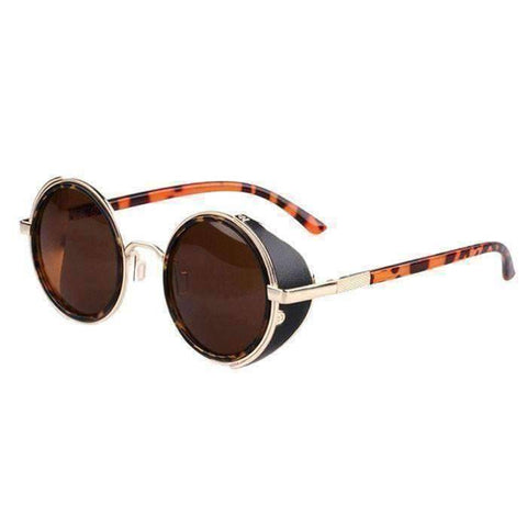 Image of Steampunk Round Cyber Goggles Sunglasses